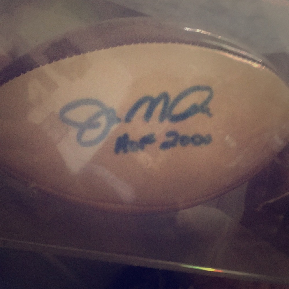 Joe Montana Autographed Football